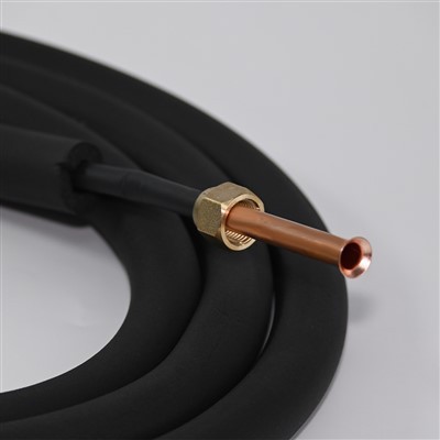 Alüminyum bakır mini bölünmüş kitler 1/4-1/2 '' kauçuk yalıtım tüpü